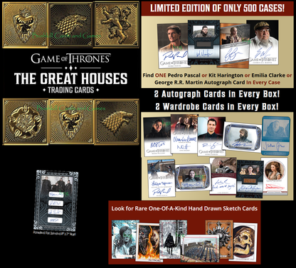 Game of Thrones The Great Houses Trading Cards Factory Sealed Box (2025 Rittenhouse Archives)