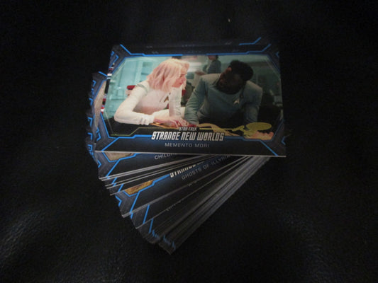 Star Trek Strange New Worlds Season 1 Complete GOLD PARALLEL Base Set (2023 Rittenhouse Archives)