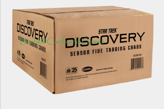 Star Trek Discovery Season 5 Factory Sealed Case of 12 Boxes (2024 Rittenhouse Archives)