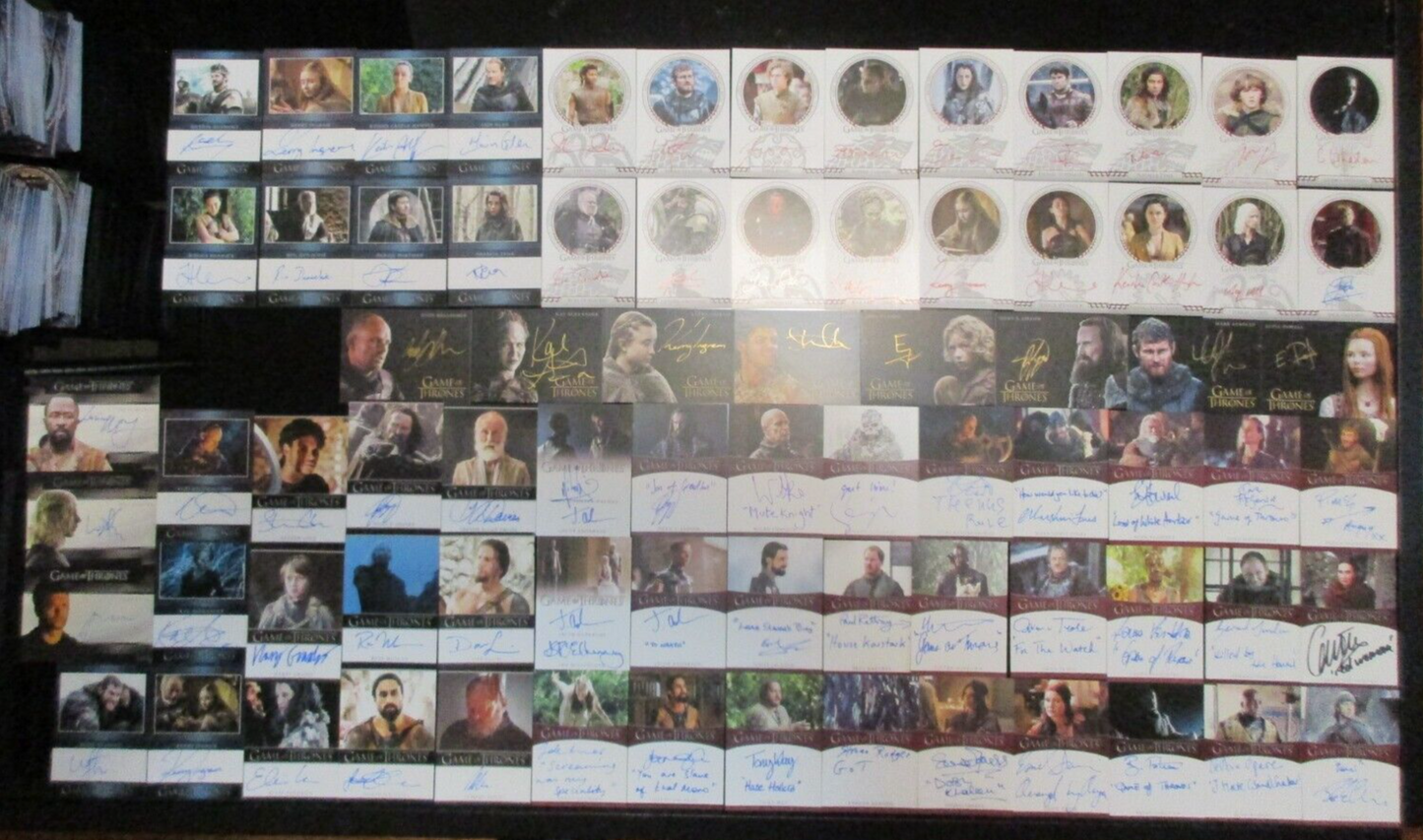 Game of Thrones The Complete Series Volume 2 Near Master Set with Parallels (2022 Rittenhouse Archives)
